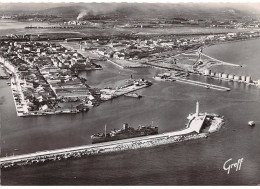 34. N°kri10564. Sete .vue Aerienne Le Mole Saint Louis . N°1156 . Edition Greff. Sm 10X15 Cm . - Sete (Cette)