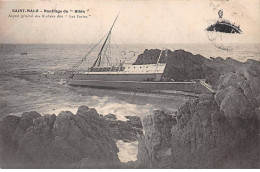 35 - SAINT MALO - SAN46154 - Naufrage Du "Hilda" - 19 Novembre 1905 - Aspect Général Des Rochers Dits "Les Portes" - Saint Malo