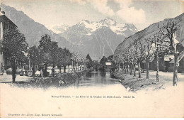 38 - BOURG D OISANS - SAN46205 - La Rive Et La Chaine De Belledonne - Bourg-d'Oisans