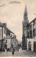 29 - DOUARNENEZ - SAN54355 - Eglise Et Rue Sainte Hélène - Douarnenez