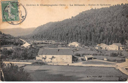 39 - CHAMPAGNOLE - SAN54423 - La Billaude - Station De Cyclamens - Pli - En L'état - Champagnole