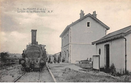 35 - STE MAURE - SAN58411 - La Gare De Ste Maure Ville - Train - Andere & Zonder Classificatie