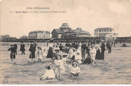 35 - SAINT MALO - SAN58411 - La Plage, Le Casino Et L'Hôtel Franklin - Saint Malo