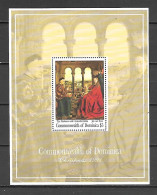 Dominica 1991 Christmas - Art -  Paintings - Jan Van Eyck MS #1 MNH - Andere & Zonder Classificatie