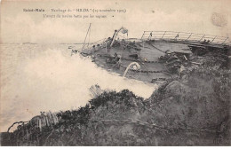 35 - SAINT MALO - SAN52659 - Naufrage Du "Hilda" - 19 Novembre 1905 - L'Avant Du Navire Battu Par Les Vagues - Saint Malo