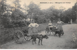 37 - BOURGUEIL - SAN55163 - Ménagères Aux Champs - Voiture à Chien - Other & Unclassified