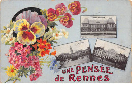 35 - RENNES - SAN47354 - Une Pensée De Rennes - Rennes
