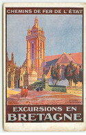 29 - N°88335 - Chemins De Fer De L'Etat - Excursions En Bretagne - Carte Publicitaire - Autres & Non Classés