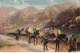 31 - LES PYRENEES - SAN64010 - Transports à Dos De Mulets En Haute Montagne - Agriculture - Otros & Sin Clasificación
