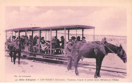 33 - SAN62760 - CAP FERRET - Tramway Faisant Le Service Entre Bélisaire Et L'Océan - Autres & Non Classés