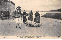 29 - SAN62748 - PLOUGASTEL - Coutumes Et MOeurs Et Costumes Bretons - Départ Pour Le Marché - Agriculture - Plougastel-Daoulas