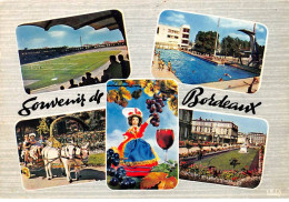 33 - SAN61559 - BORDEAUX - Le Stade - La Piscine - Le Jardin Public - Editions Modernes - CPSM 10x15 Cm - Bordeaux