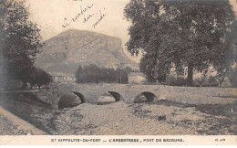 30-SAN59039-SAINT HIPPOLYTE-DU-FORT.L'Argentesse.Rivière.Pont De Secours - Otros & Sin Clasificación