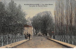 32-AM21739.Plaisance Du Gers.Les Allées Bonnet.Vue Prise Du Pont De L'Arros - Autres & Non Classés