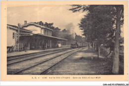 CAR-AAEP2-33-0166 - Sur La Cote D'argent - Gare De SOULAC-SUR-MER - Train - Soulac-sur-Mer