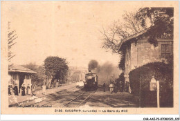 CAR-AAEP2-33-0168 - CAUDROT - La Gare Du Midi - Train - Pli Important, Vendue En L'etat - Autres & Non Classés