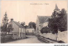 CAR-AACP4-37-0329 - VILLAINES - L'Eglise  - Autres & Non Classés