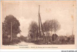 CAR-AACP4-37-0334 - VILLEDOMER - Entrée Du Bourg Par La Route D'Auzouer  - Andere & Zonder Classificatie