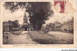 CAR-AACP4-37-0292 - BALESMES Par La HAYE-DESCARTES - Le Jardin Public Et L'Eglise  - Autres & Non Classés