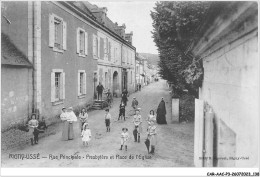 CAR-AACP3-37-0242 - RIGNY-USSE - Rue Principale - Presbytere Et Place De L'Eglise  - Autres & Non Classés