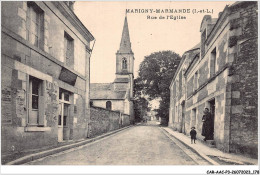 CAR-AACP3-37-0262 - MARIGNY-MARMANDE - Rue De L'eglise  - Sonstige & Ohne Zuordnung