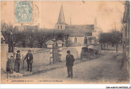 CAR-AABP2-37-0093 - ARTANNES - Le Chateau Et L'eglise  - Other & Unclassified