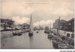 CAR-AABP1-34-0074 - PALAVAS - Le Canal Et Les Deux Rives  - Palavas Les Flots