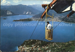 72425927 Laveno Lago Maggiore Funivia Seilbahn Alpenpanorama Laveno - Altri & Non Classificati