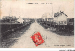 CAR-AAAP4-36-0295 - VARENNES - Avenue De La Gare - Other & Unclassified