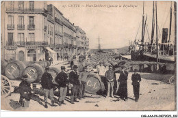 CAR-AAAP4-34-0283 - CETTE - Place Delille Et Quai De La Réplublique - Sete (Cette)