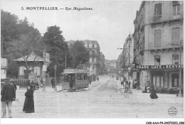 CAR-AAAP4-34-0275 - MONTPELLIER - Rue Maguelonne - Tramway, Grand Cafe  - Montpellier