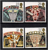 229 GRANDE BRETAGNE 1990 - Yvert 1490/93 - Astronomie Telescope - Neuf ** (MNH) Sans Charniere - Nuovi