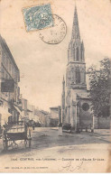 33 - COUTRAS - SAN65258 - Près Libourne - Clocher De L'Eglise St Jean - Etat - Décollée - Autres & Non Classés