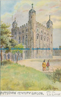 R624069 Fifteenth Century London. Tower. Arthur C. Payne. S. Hildesheimer. No. 5 - Otros & Sin Clasificación