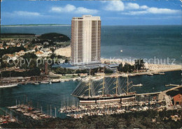 72425854 Travemuende Ostseebad Maritim Hotel Hafen Viermaster Segelschiff Fliege - Luebeck