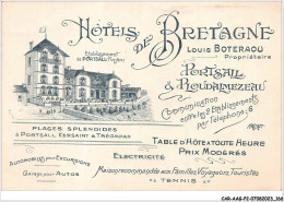 CAR-AAGP2-29-0192 - PLOUDALLEZZAU - Hotel De Bretagne - Louis BOTEREAU - Format 13x9 Cm - Otros & Sin Clasificación