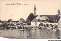 CAR-AAGP2-29-0187 - BENODET - Vue Générale De La Cale Et Du Quai Le Jour Du Pardon  - Bénodet