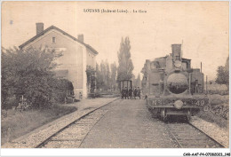 CAR-AAFP4-37-0349 - LOUANS - La Gare - Train - Andere & Zonder Classificatie