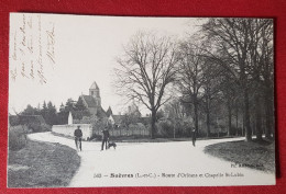 CPA - Suèvres - (L.-et-C.) Route D'Orléans Et Chapelle St Lubin - Sonstige & Ohne Zuordnung