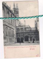 Brugge, Bruges, Entrée De La Chapelle Du St.Sang Et L'ancien Greffe Criminel - Brugge