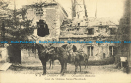 R624187 No. 21. Caudry. 1915. Occupation Allemande. Cour Du Chateau Sainte Maxel - Monde