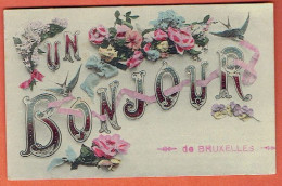 0J - Un Bonjour De Bruxelles Vers Liège 1909 - Feste, Eventi