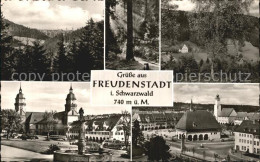 72425117 Freudenstadt Hoehenluftkurort Schwarzwald Marktplatz Stadthaus Kirche R - Freudenstadt