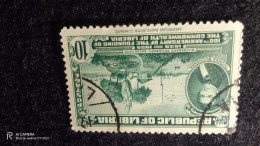 LİBERİA-1940-50         10  CENT            USED - Liberia