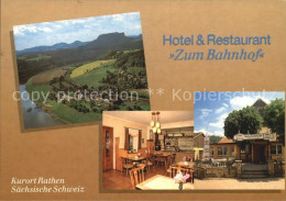 72424998 Rathen Saechsische Schweiz Hotel Restaurant Zum Bahnhof Rathen Kurort - Rathen