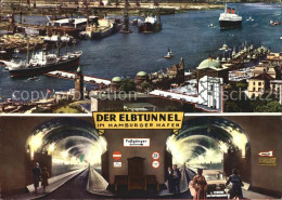 72424986 Hamburg Elbtunnel Fliegeraufnahme Hafen Hamburg - Autres & Non Classés
