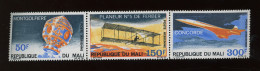 Mali 1969.  **  - Y&T A.68 / 70 **.  Histoire Aviation. Ballon. Concorde.   Cote 10,50 € - Mali (1959-...)