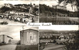 72424897 Burghausen Salzach Teilansichten Schloss Kirche Schule Burghausen - Burghausen