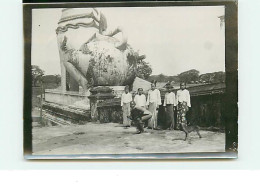 BIRMANIE - MYANMAR - Pegu - Groupe D'enfants  (photo Format 9 * 11,8 Cm) - Myanmar (Birma)