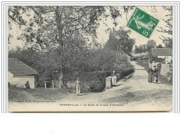 ARRONVILLE Le Lavoir Et Le Pont D&amp Acute Héréville - Otros & Sin Clasificación